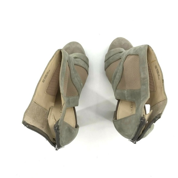 Calvin Klein Desiree Cut Out Ankle Boots Sz 8.5M - Picture 7 of 8